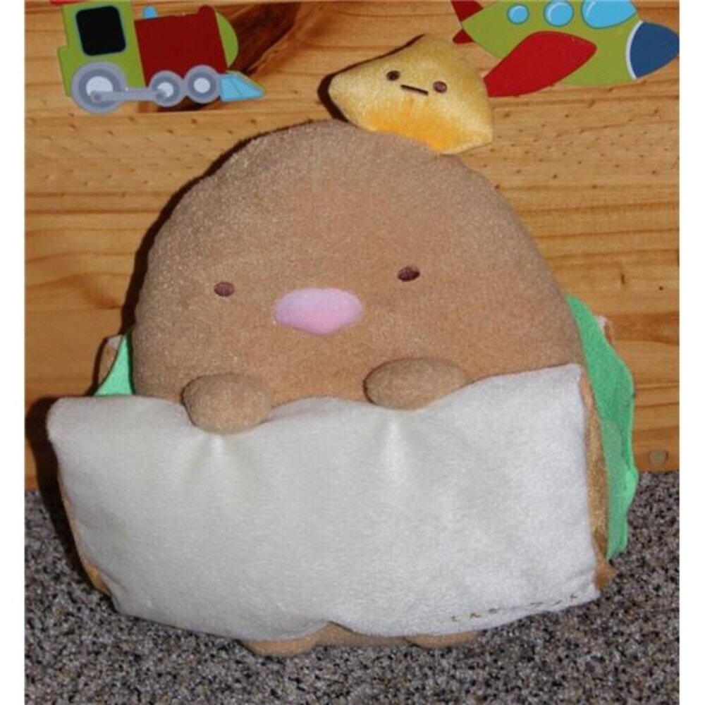 NWT Sumikko Gurashi San-X Tonkatsu Sandwich 11" Plush Stuffed Animal